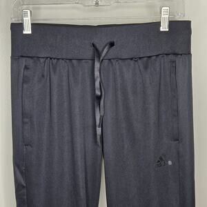 Adidas Mens Black Tapered Leg AEROREADY Football Soccer Jogger Athletic Pants Sm